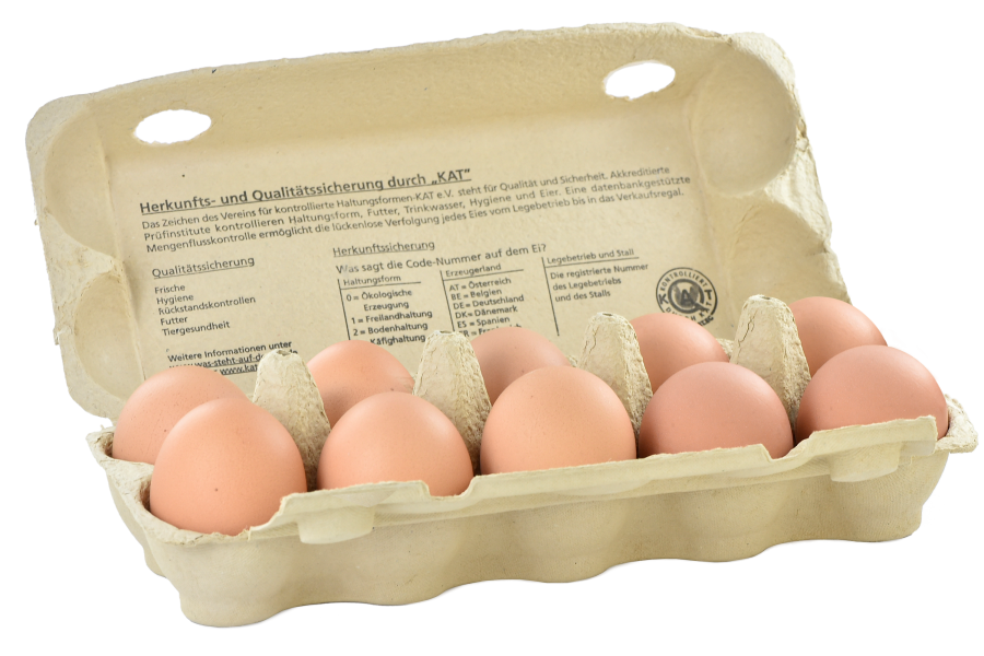 Sortierte Frische Eier In Kleinpackungen - Egga Food.
